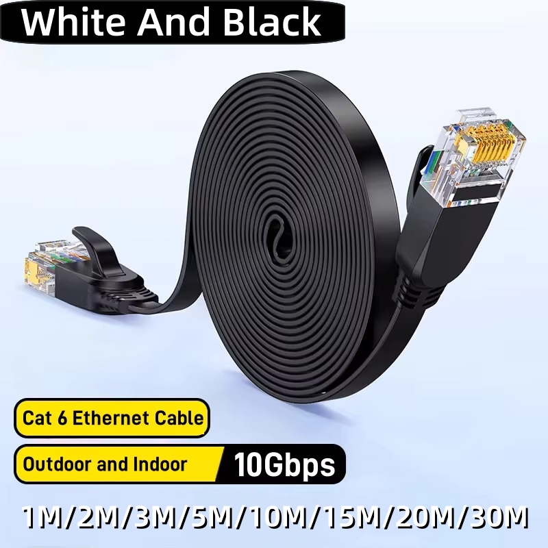 Lan Cable Gaming - Cat 6 Ethernet Düz Kablo, Dış