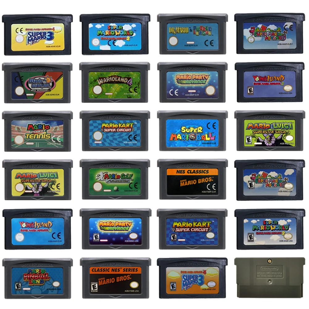 Gaming Console Video - GBA Oyun Kartuşu 32 Bit Video