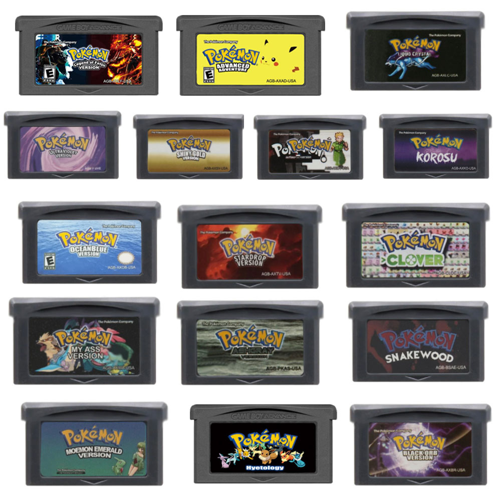 GBA Pokemon Serisi Oyun Kartuş - Gaming Console Video incelemesi ve fiyatı