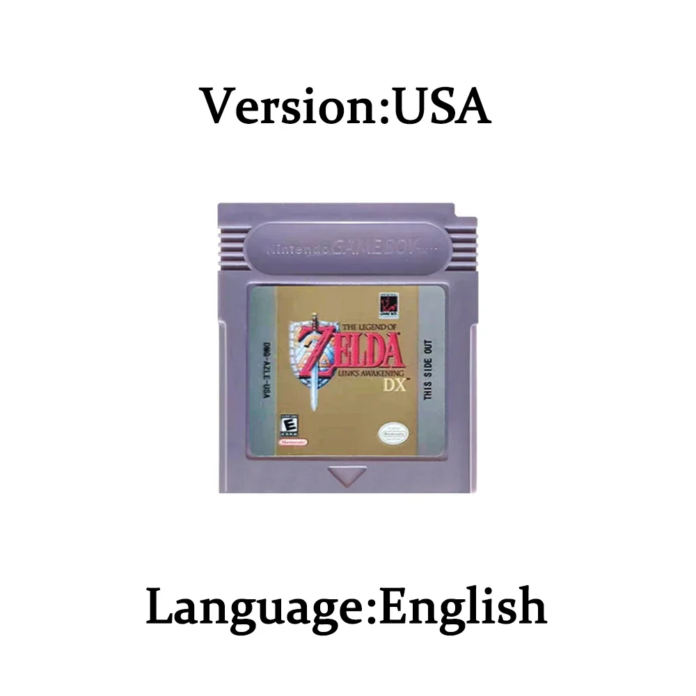 Zelda GBC Kartı 16 Bit Video O - Gaming Console Video incelemesi ve fiyatı