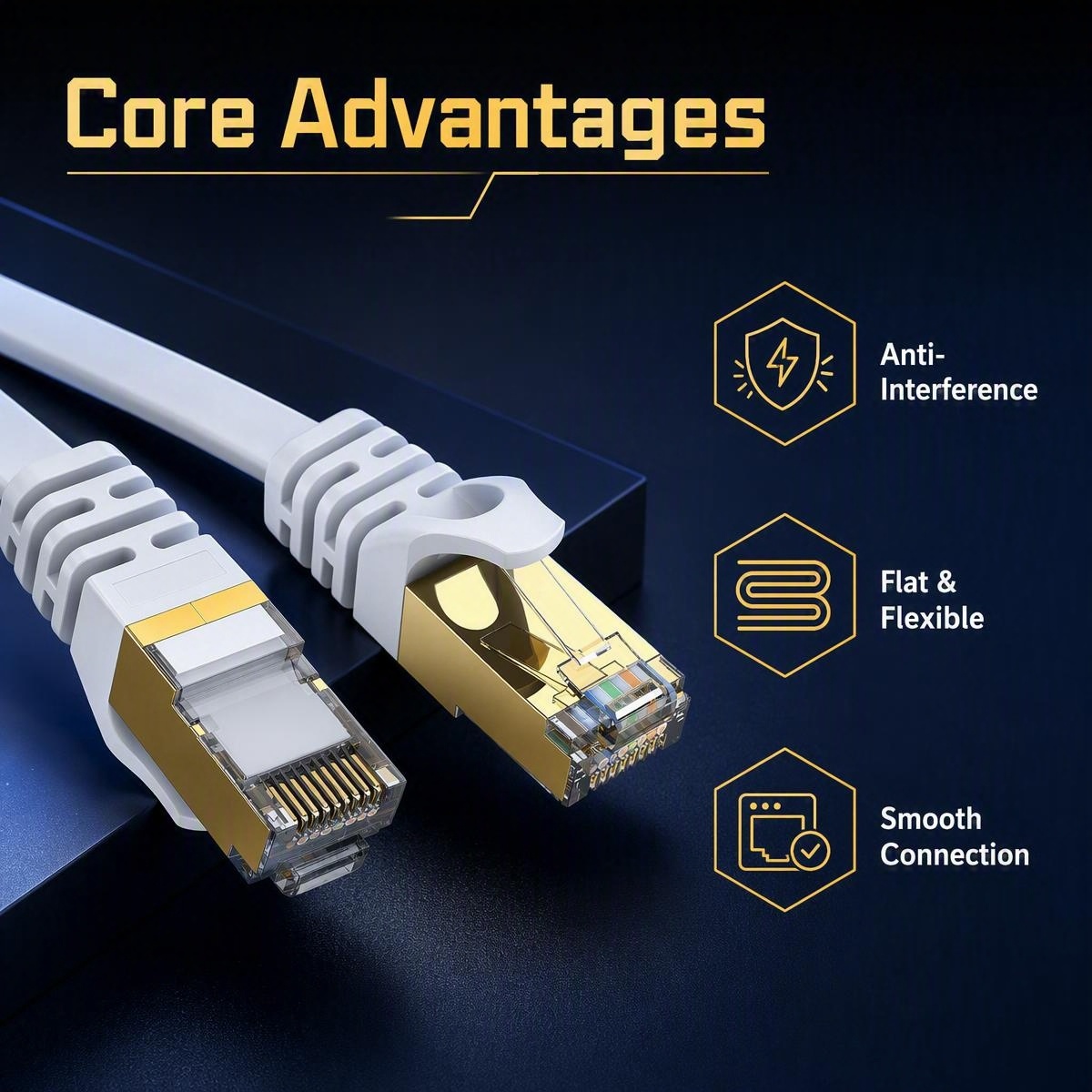 Cat7 Düz Ethernet Kablosu 10Gb - Lan Cable Gaming incelemesi ve fiyatı