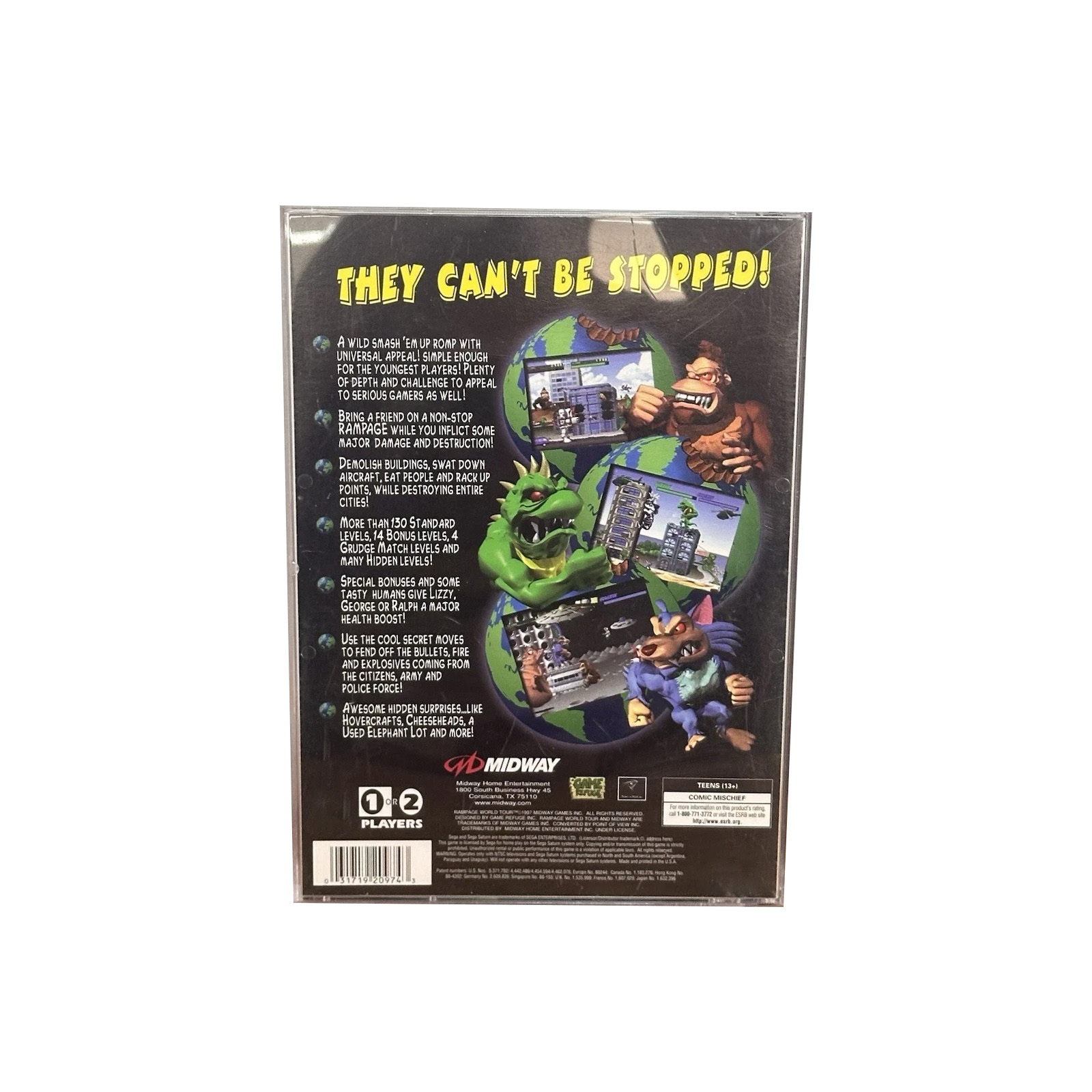 Saturn Kopya Disk Oyunu Rampag - Gaming Console Retro incelemesi ve fiyatı