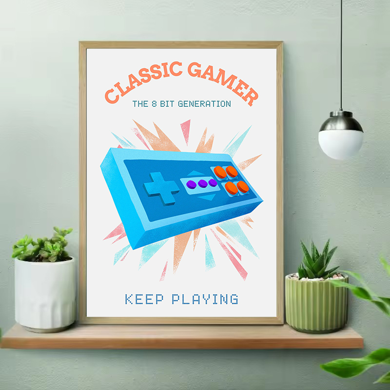 Retro Renkli Oyuncu Joystick i - Gaming Console Picture incelemesi ve fiyatı