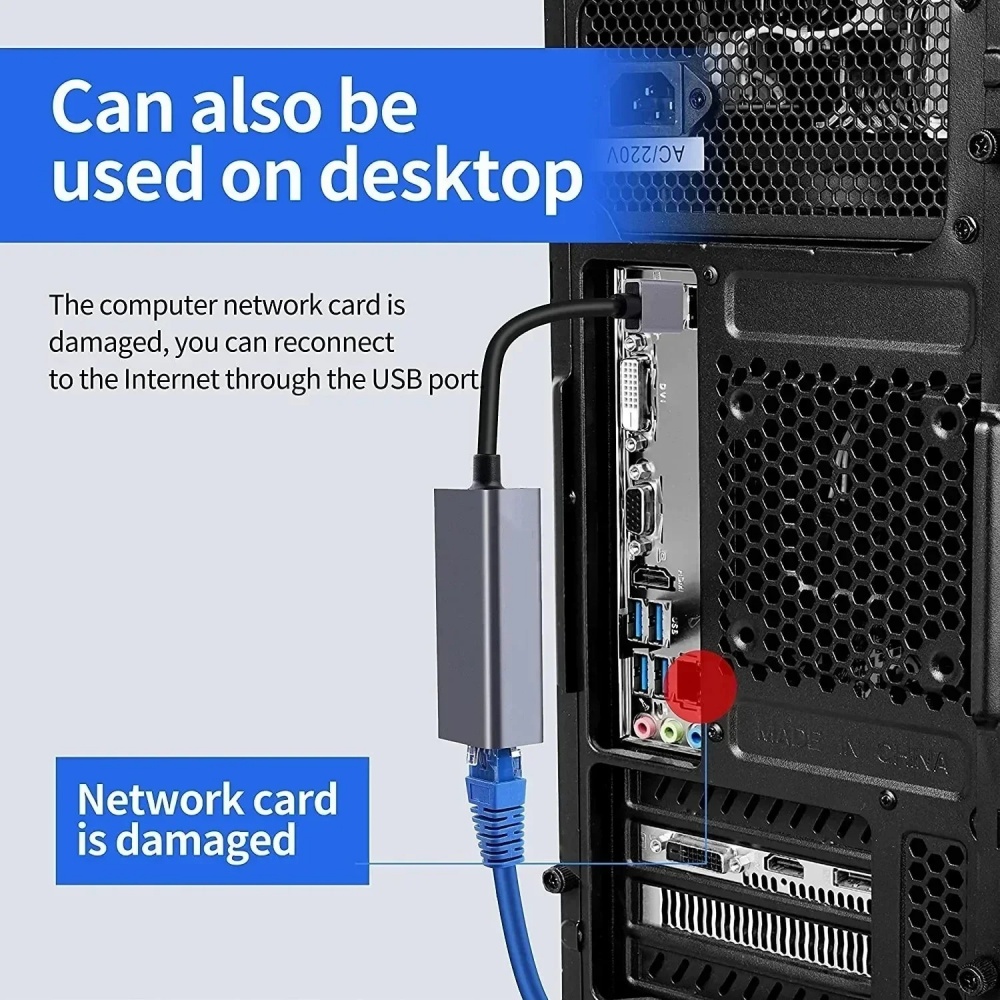 USB Tip C Ethernet Adaptörü Ağ - Lan Cable Gaming incelemesi ve fiyatı