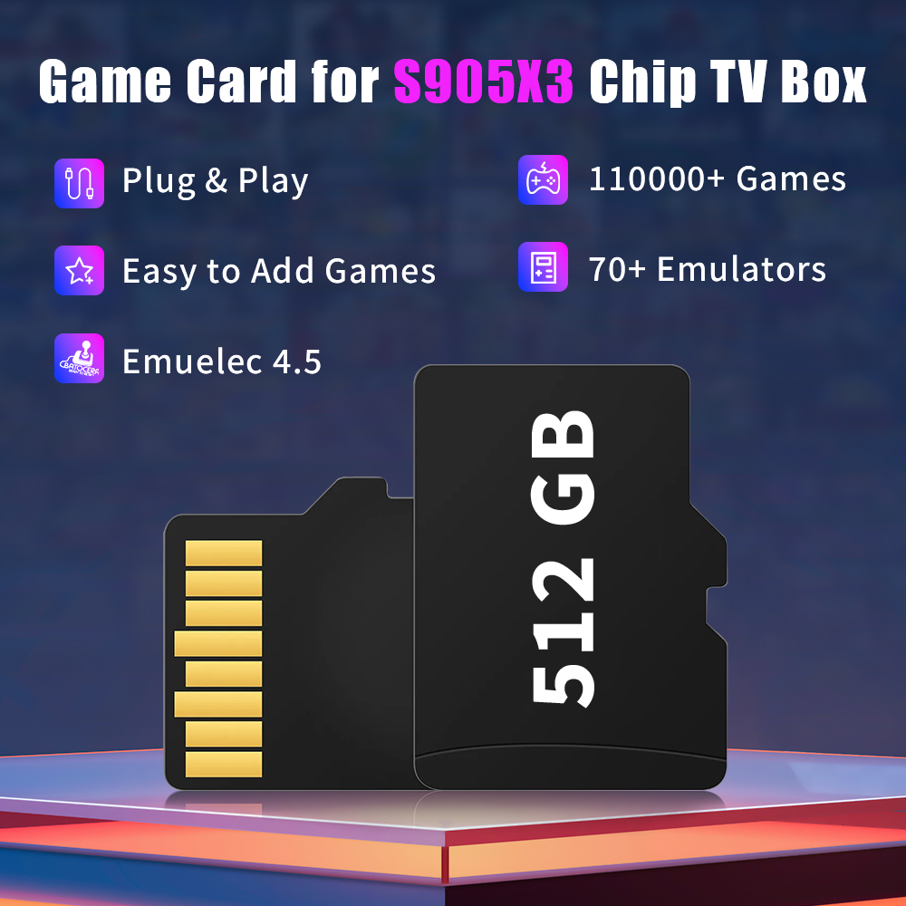 S905X3 çip TV kutusu için oyun - Gaming Console Retro incelemesi ve fiyatı