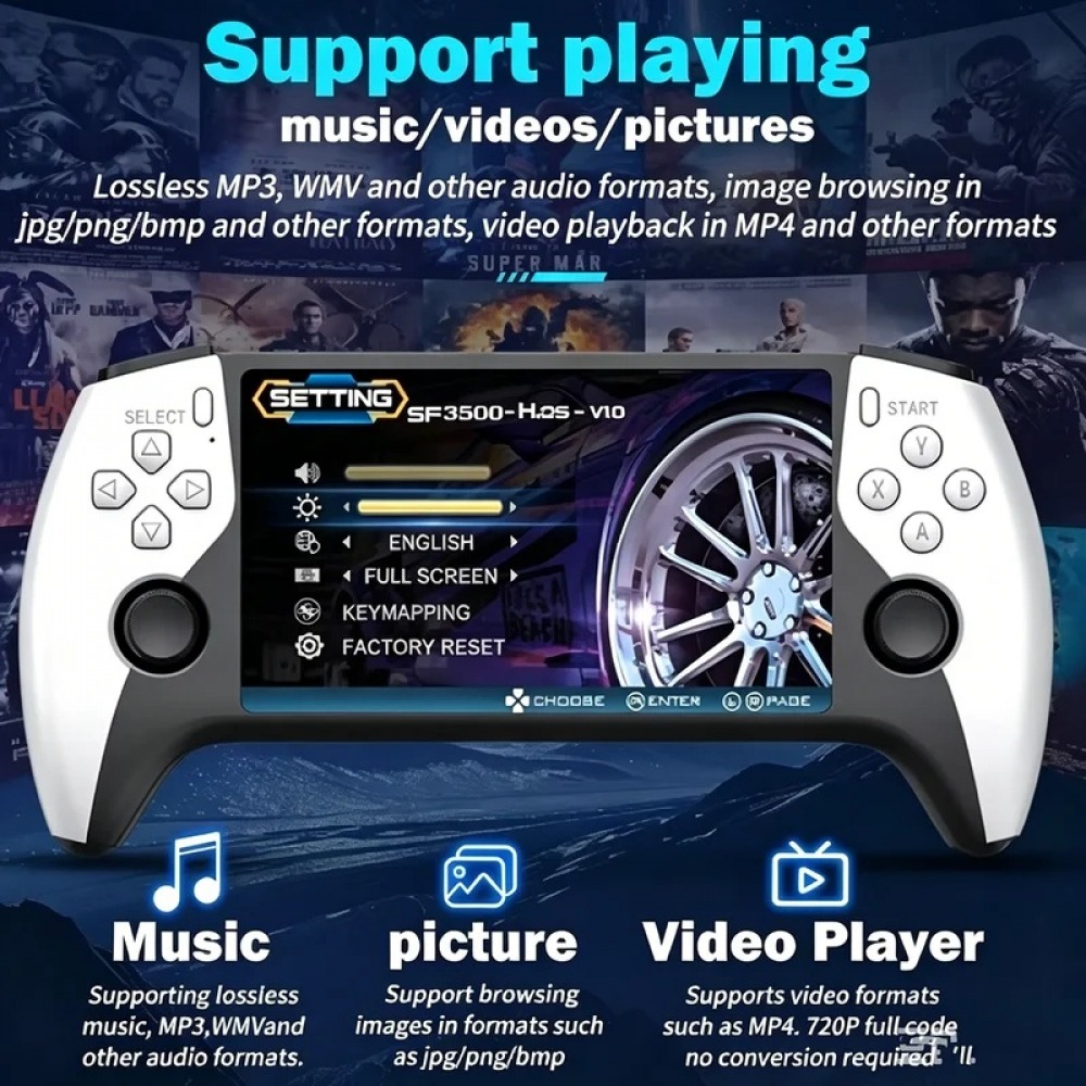 SF3500/Q21 El Oyun Konsolu 5 İ - Gaming Console Under 500 incelemesi ve fiyatı